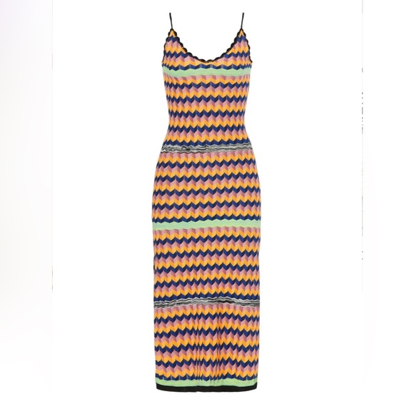 Scotch & Soda Born to Love Knot Midi Dress Size XL - Picture 1 of 5